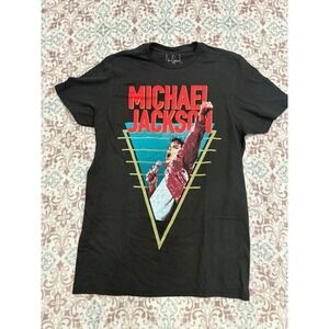 Michael Jackson Graphic T-Shirt Black Mens Small 2018 King of Pop Music Tee